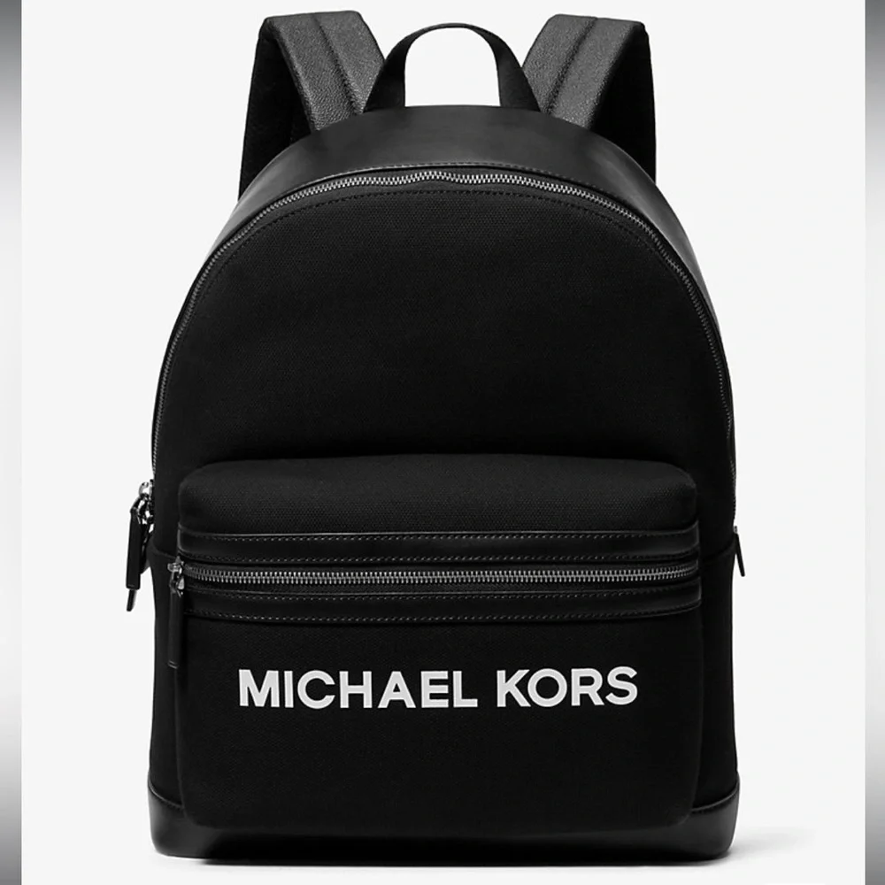 Michael Kors Cooper Canvas Black Backpack